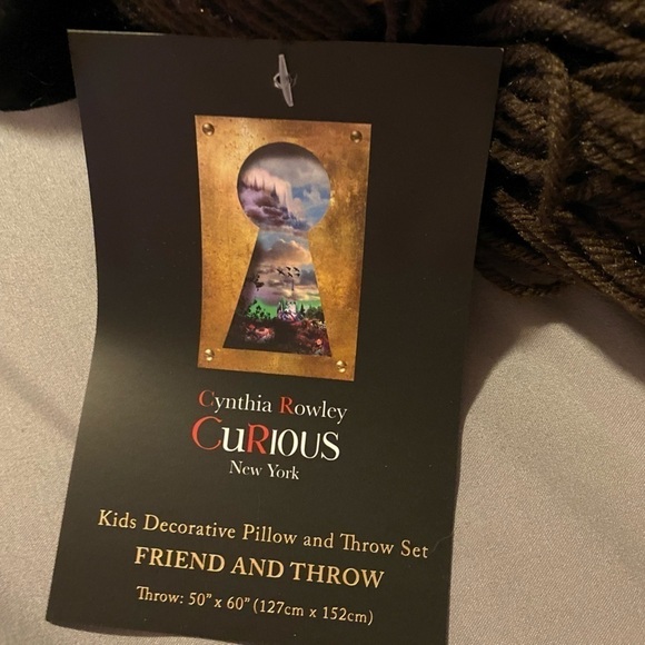 🧙♀️CYNTHIA ROWLEY CURIOUS KIDS WITCH FRIEND & HALLOWEEN THROW - Picture 2 of 9